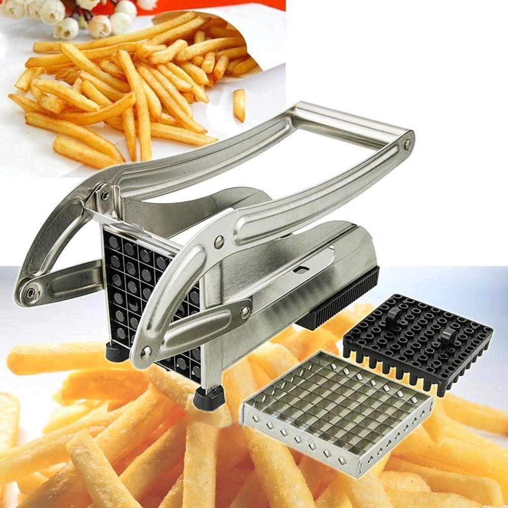 ProSlice Cortador de Papas y Papas Fritas – Papas Fritas Perfectamente Cortadas en Un Solo Movimiento