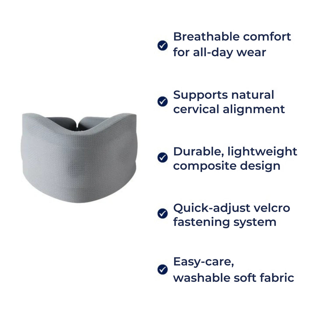 Alivio del Dolor y Soporte Postural – Acolchado de Espuma Suave y Transpirable – Adultos con Alivio del Dolor de Cuello