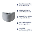 Alivio del Dolor y Soporte Postural – Acolchado de Espuma Suave y Transpirable – Adultos con Alivio del Dolor de Cuello