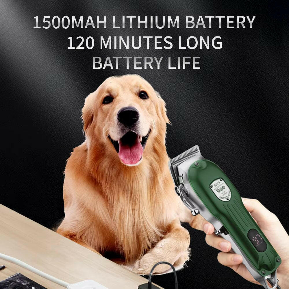 Kit de Aseo Profesional para Perros con Cortadoras y Tijeras