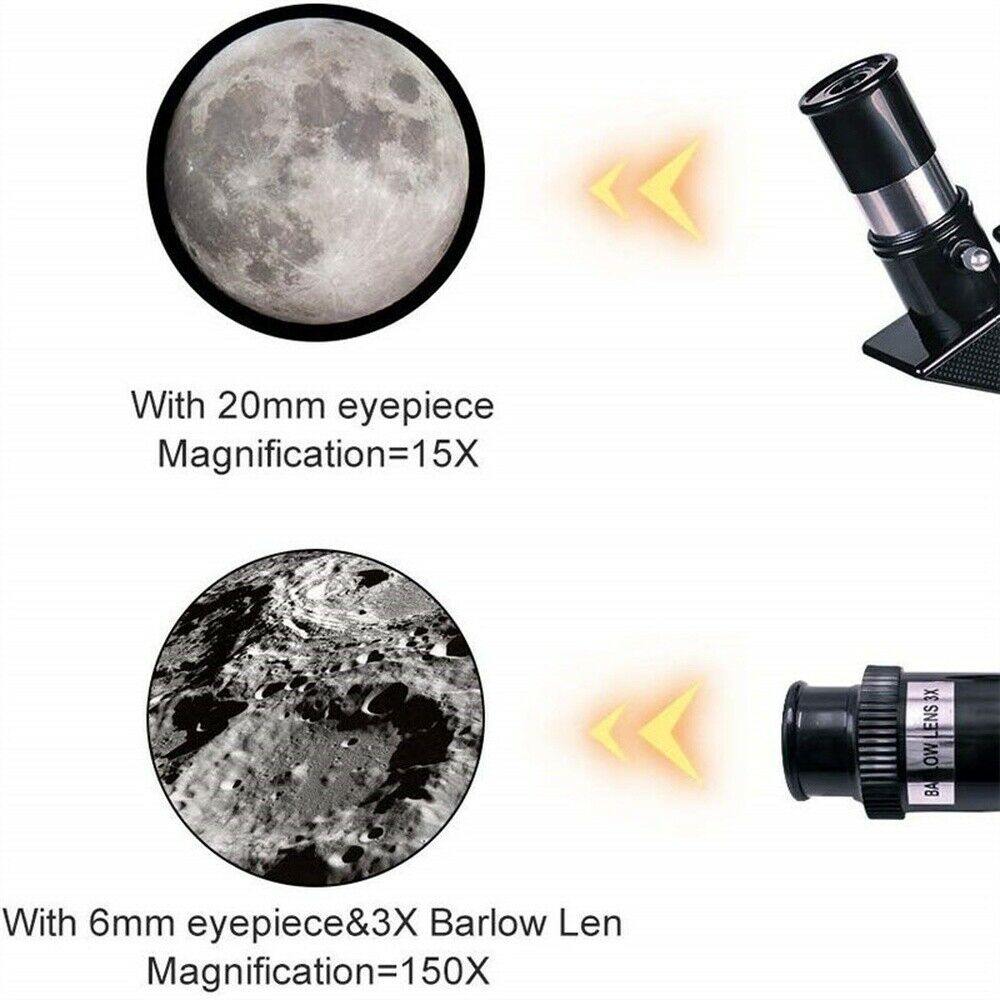 Telescopio Refractor Astronómico Profesional 150x con Trípode