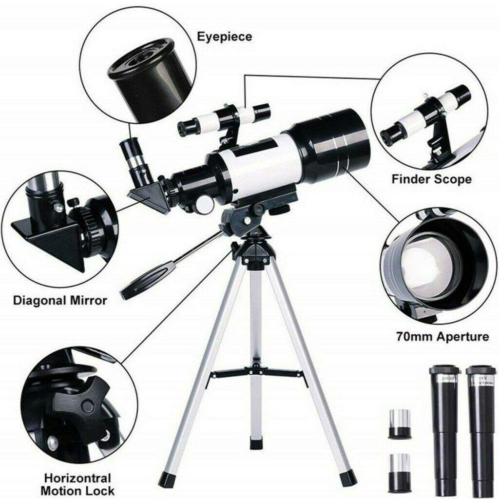 Telescopio Refractor Astronómico Profesional 150x con Trípode