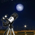 Telescopio Profesional con Trípode para Observación de Estrellas y la Luna