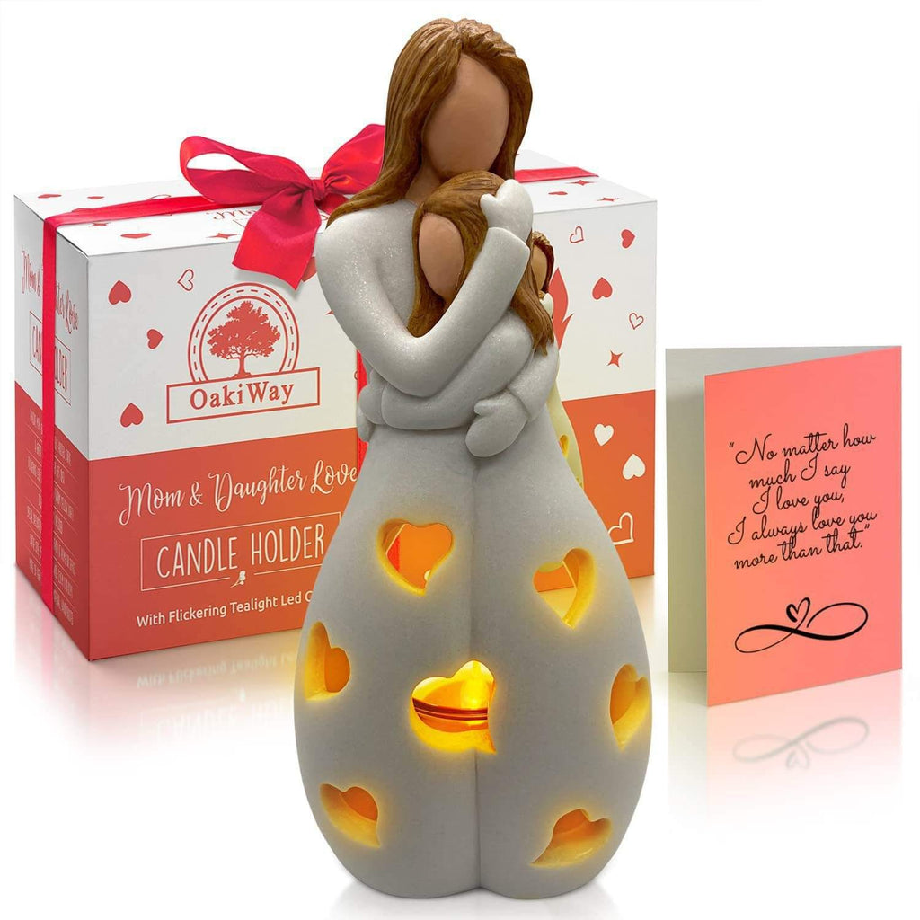 Amoria | Lámpara de noche en forma de corazón para madre e hijo