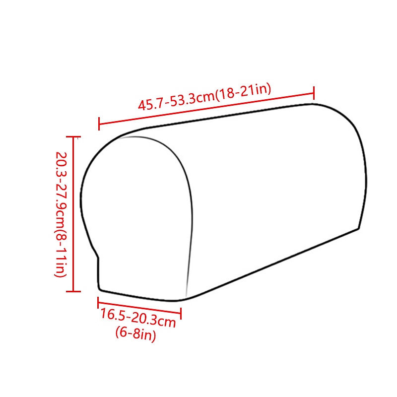 Kalsten | Fundas de Apoyabrazos Elásticas – Fundas de Spandex para Sillas y Sillones, Set de 2, Burdeos
