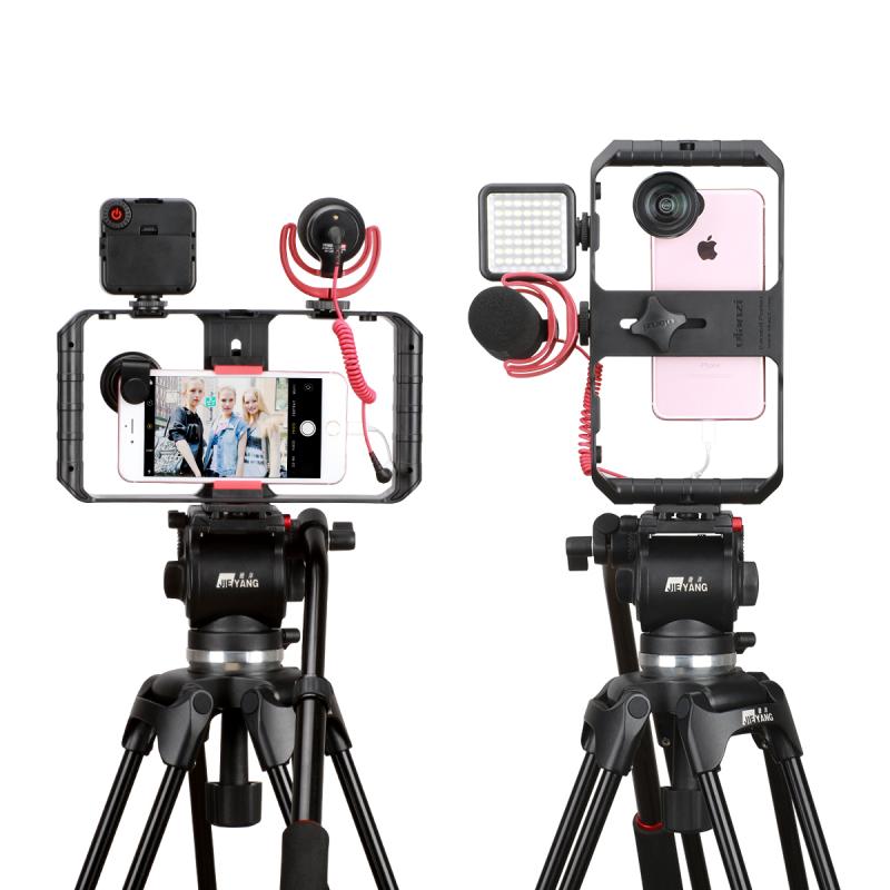 Estabilizador de Video para Smartphone con Luz