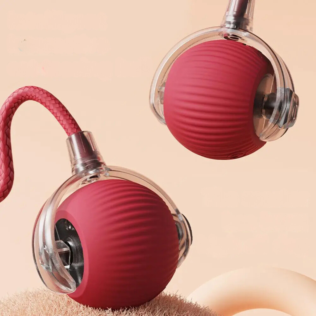 KittyTwirl™ | Pelota de juego interactiva con cola para gatos
