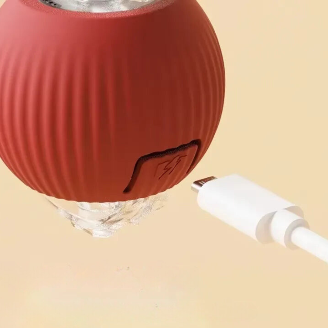 KittyTwirl™ | Pelota de juego interactiva con cola para gatos