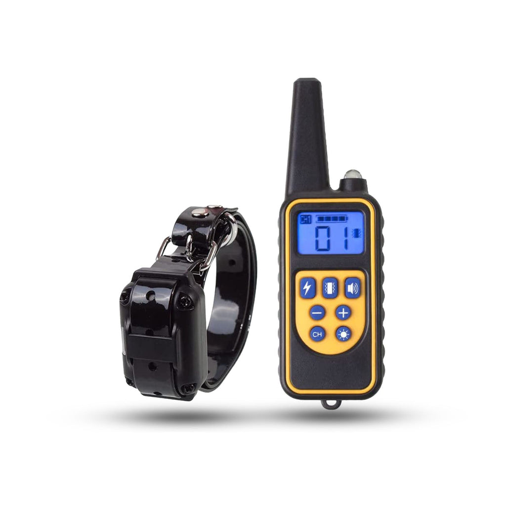 Collar de Entrenamiento Eléctrico Recargable y a Prueba de Agua para Perros