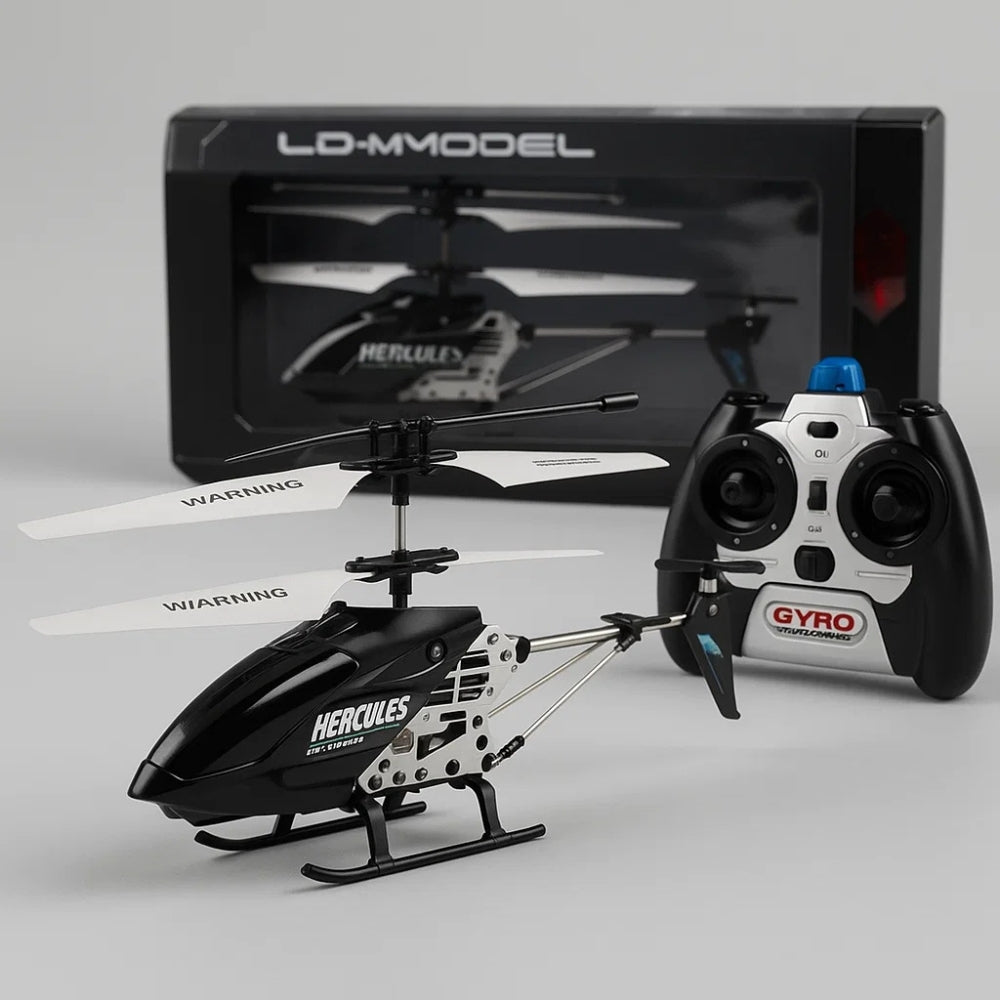 Hélice Mini RC Hercules Irrompible con Giroscopio - Rojo