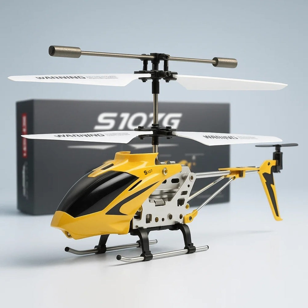 Hélice Mini RC Hercules Irrompible con Giroscopio - Rojo
