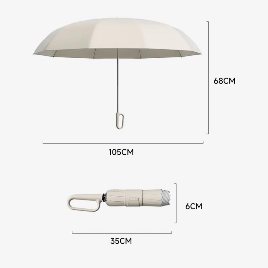 Paraguas Ultra Resistente al Viento - StormShield Reflectante