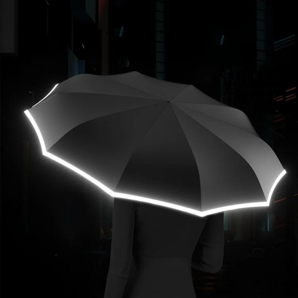 Paraguas Ultra Resistente al Viento - StormShield Reflectante