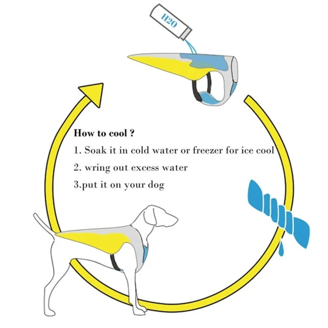 Chaleco Salvavidas Reflectante y Ajustable para Perros para Nadar