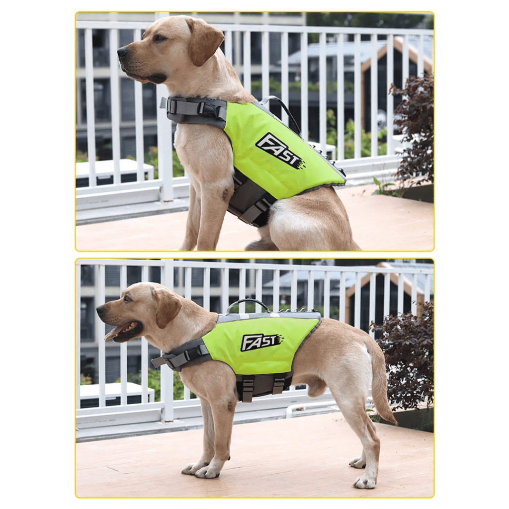 Chaleco Salvavidas Reflectante y Ajustable para Perros para Nadar