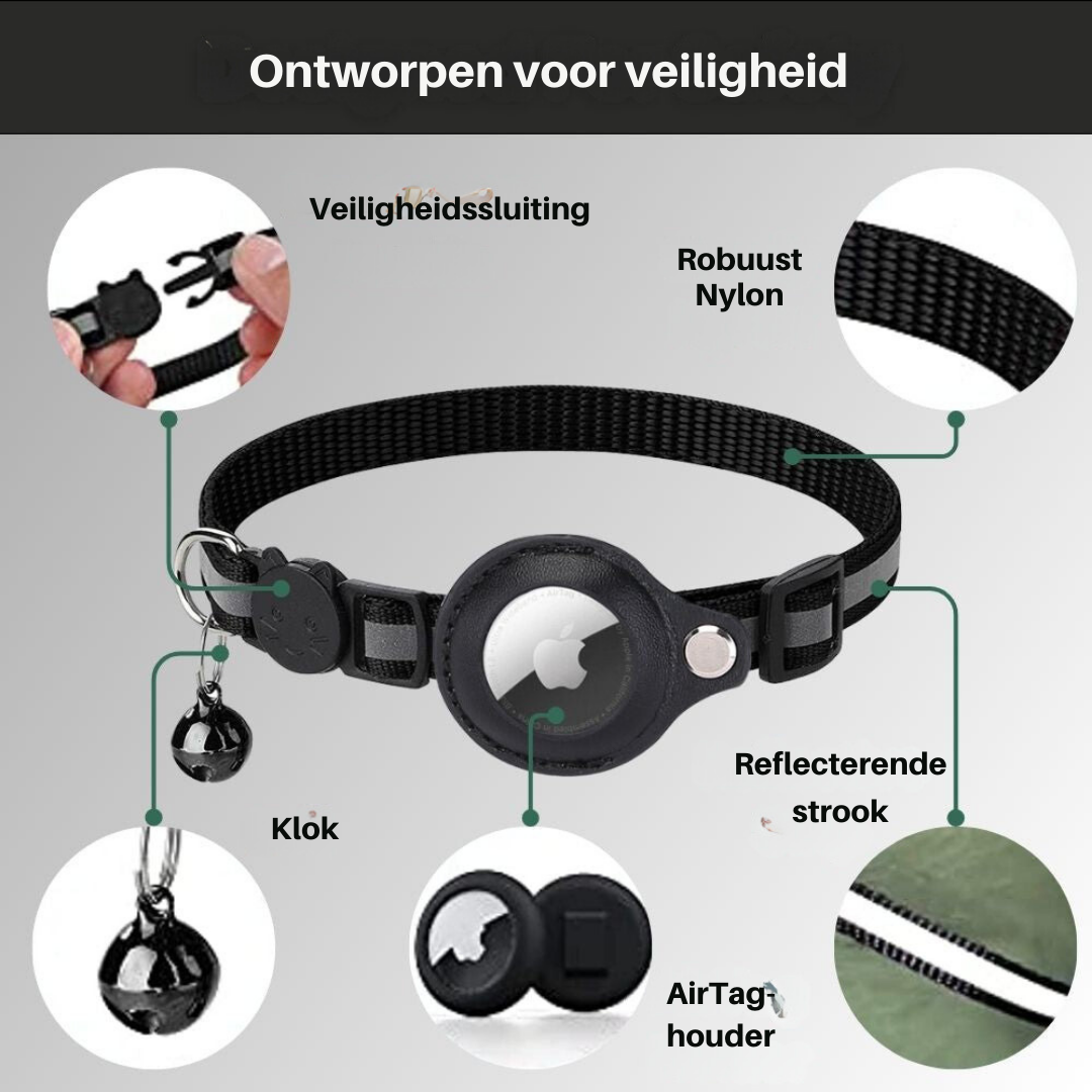 Collar GPS para Gatos con Diseño Reflectante