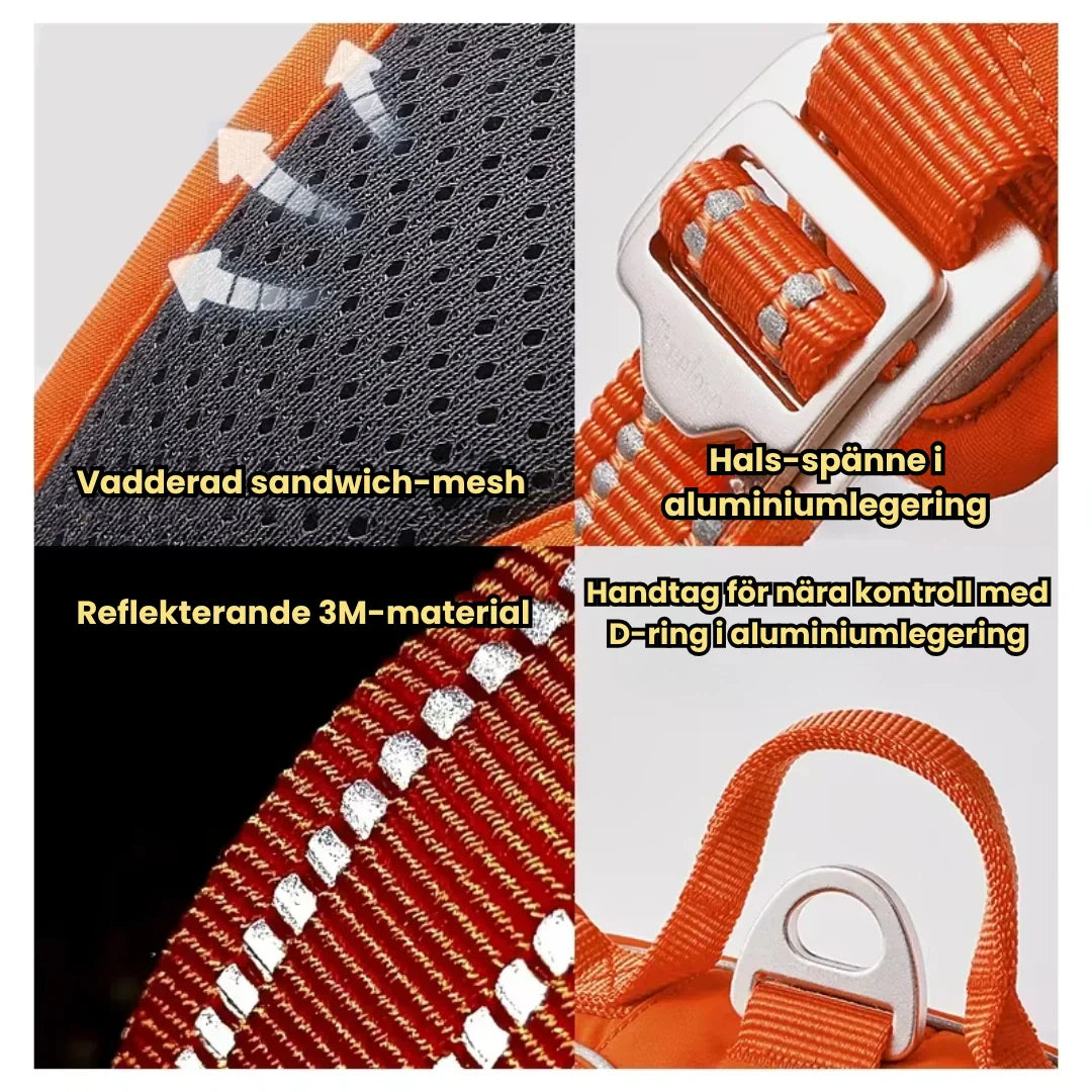 Arnés Ajustable Reflexfit para Perros con Reflectante – Seguro y Cómodo