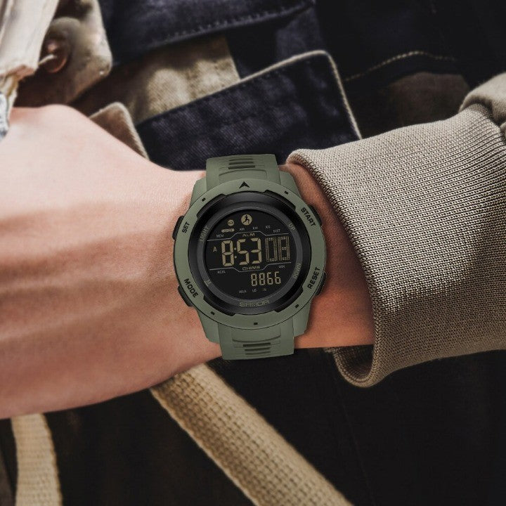 Kalsten | Reloj Digital Pedométrico Militar Impermeable