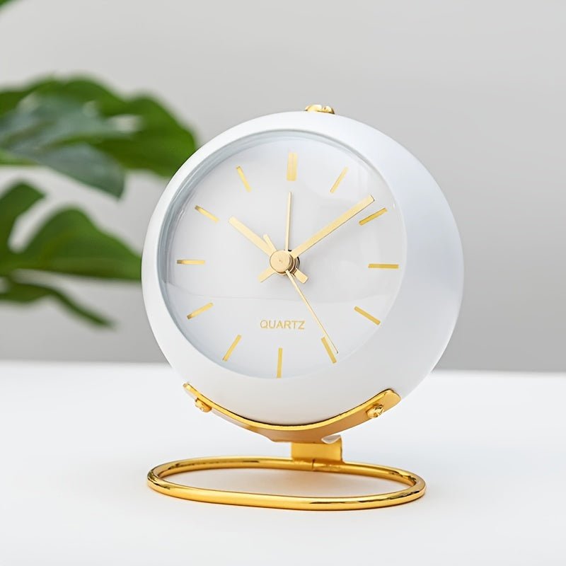 Reloj Despertador Analógico Vintage Silencioso