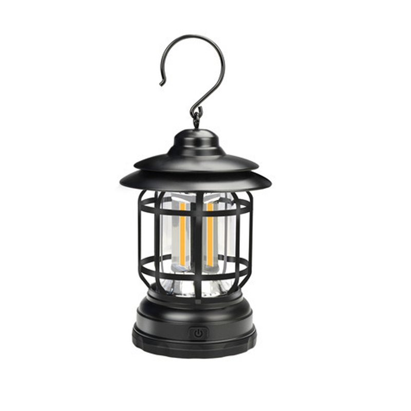 Lámpara de Camping Retro Portátil - LED con Carga USB
