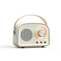 BowLift | Altavoz Bluetooth Retro Redondo | Inalámbrico | Portátil | Sonido Estiloso para el Hogar y en Movimiento