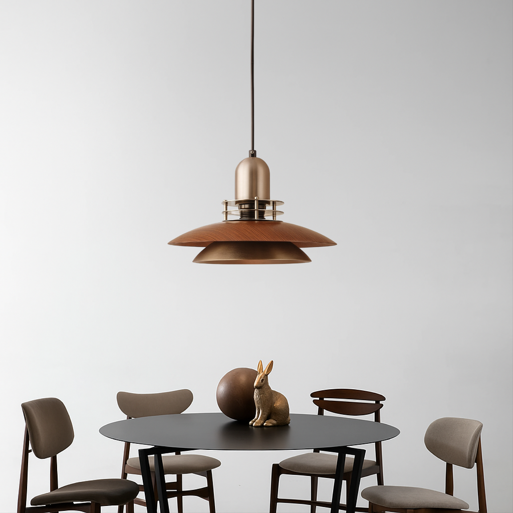 Tavaro | Lámpara colgante con patrón de madera