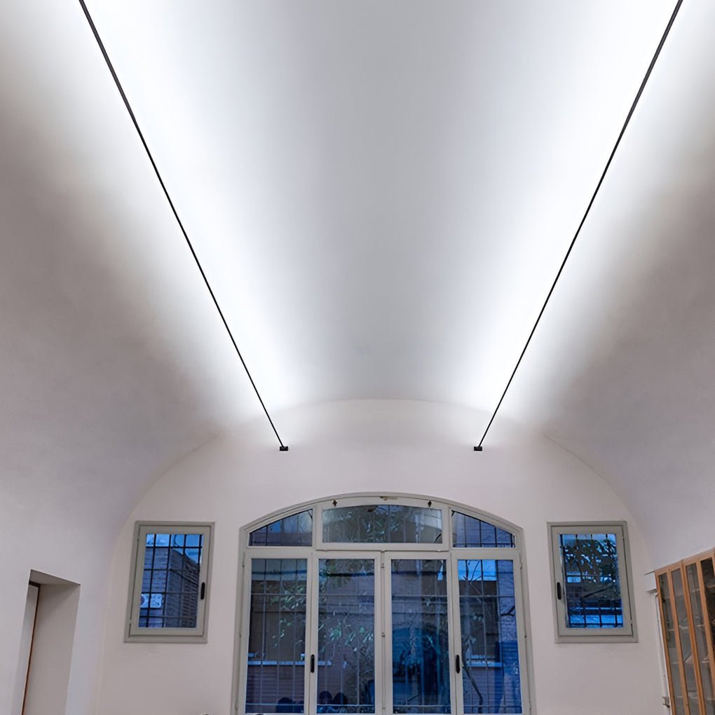 Luz de techo LED con barra de luz giratoria de 360° – moderna, plana y regulable