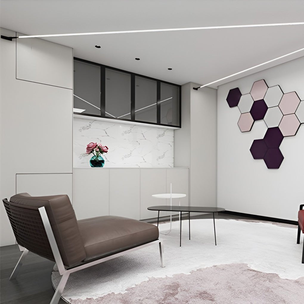 Luz de techo LED con barra de luz giratoria de 360° – moderna, plana y regulable