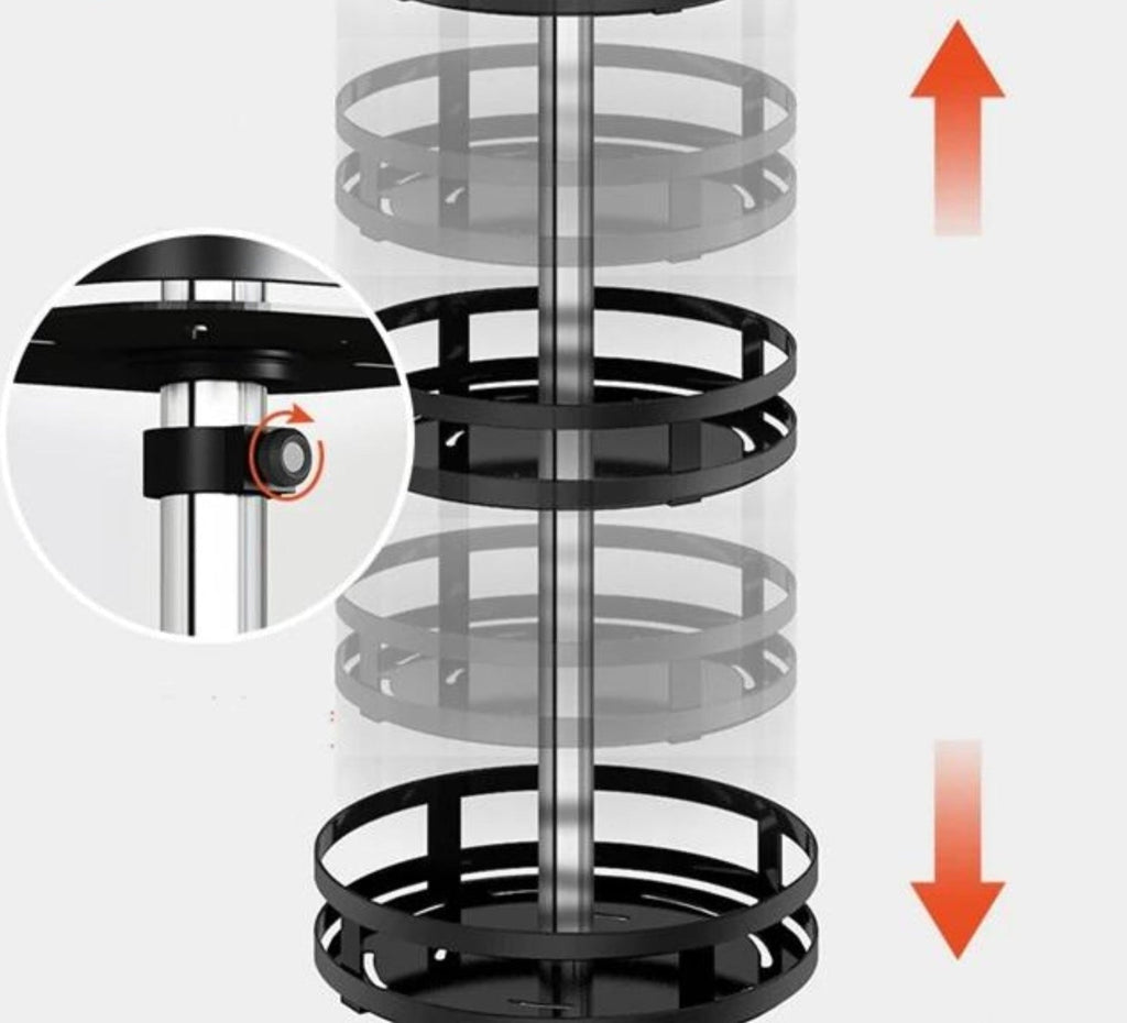 Kalsten | Estante de Almacenamiento Rotativo - TwistRack 360°
