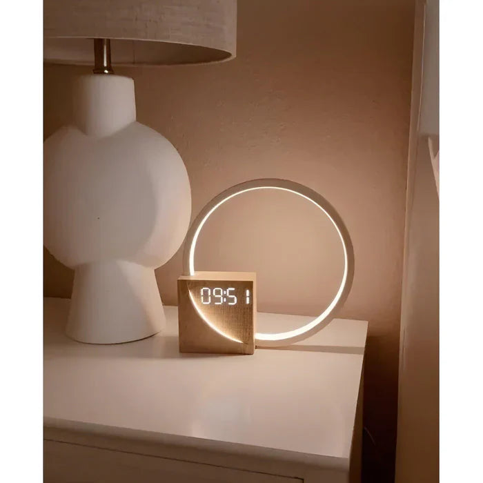 LumiWake - Reloj despertador con brillo ajustable y suave despertar