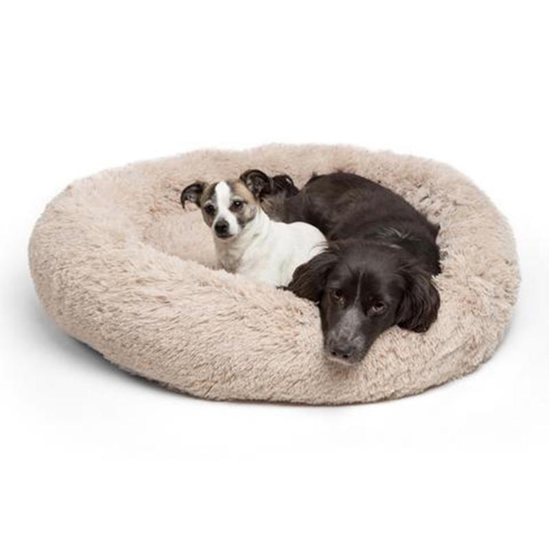 Cama para Mascotas Redonda Acogedora - Suave y Relajante