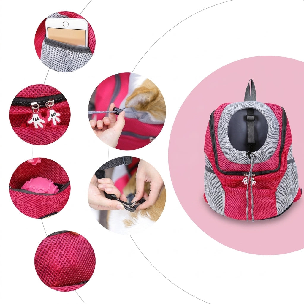 Mochila para transportador de mascotas