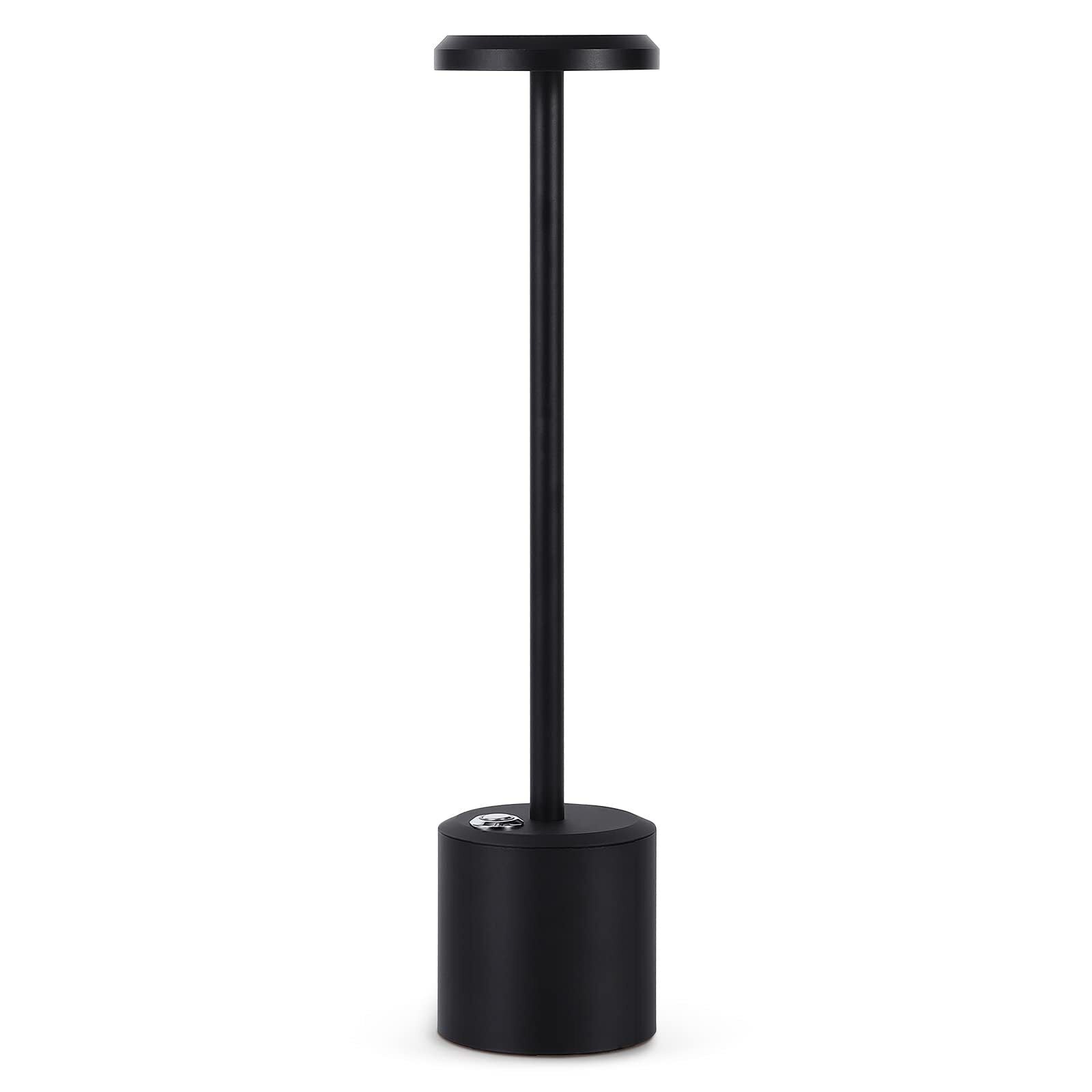 Lámpara de Mesa LED Moderna Recargable y Sin Cable para Sala de Estar