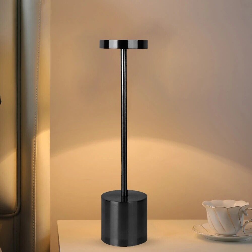 Lámpara de Mesa LED Moderna Recargable y Sin Cable para Sala de Estar