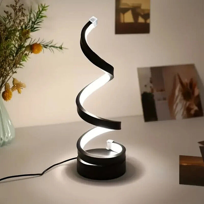 SpiralGlow - Elegante lámpara LED regulable