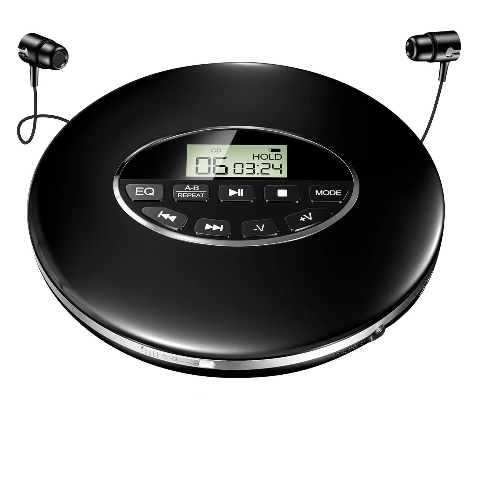 Reproductor de CD Walkman Portátil Pequeño para Coche