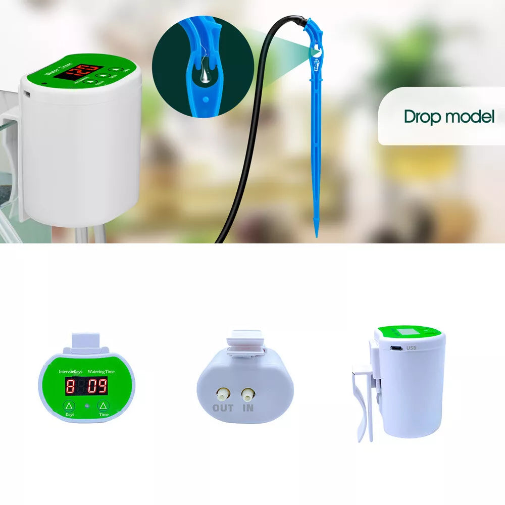 Sistema de Riego Automático para Plantas de Interior | Riego Inteligente con Bomba y Temporizador