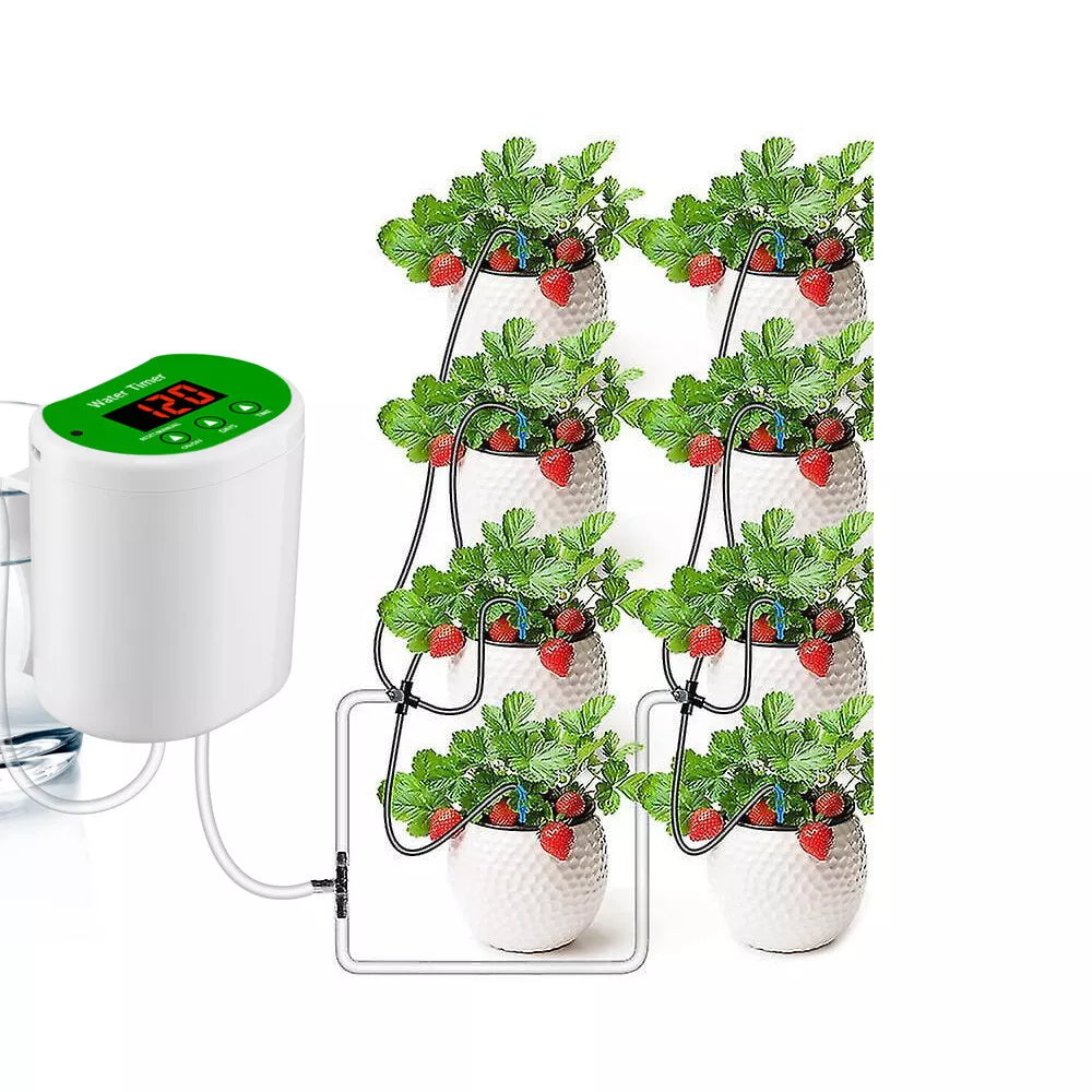 Sistema de Riego Automático para Plantas de Interior | Riego Inteligente con Bomba y Temporizador