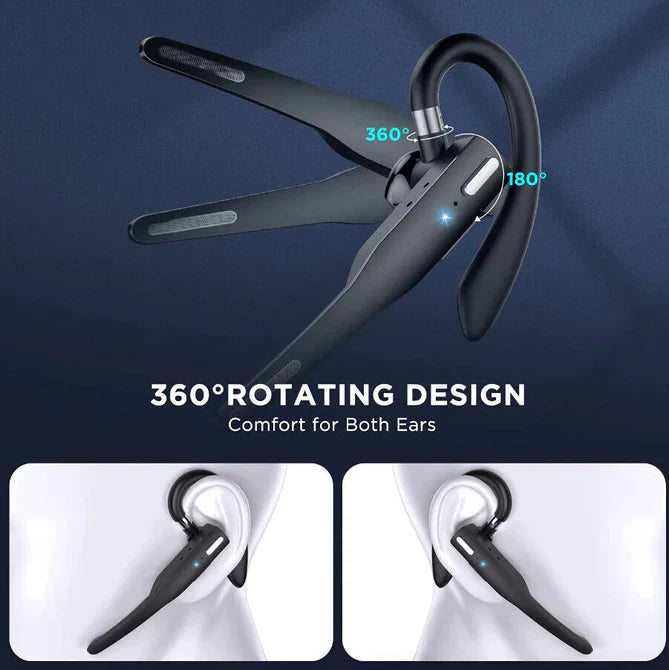 Auriculares/Earpiece Inalámbricos Bluetooth 5.1 con Doble Micrófono y Cancelación de Ruido