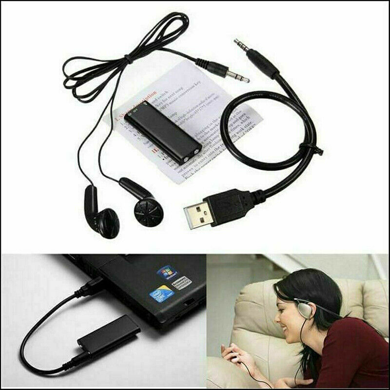 Mini grabadora de voz | Grabación de audio encubierta | Negro