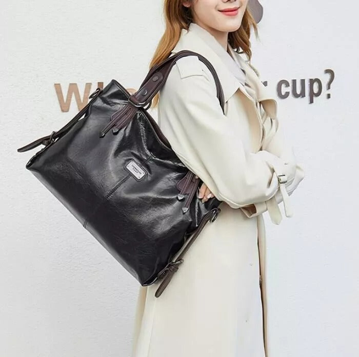 Susioa - Bolso de cuero suave vintage