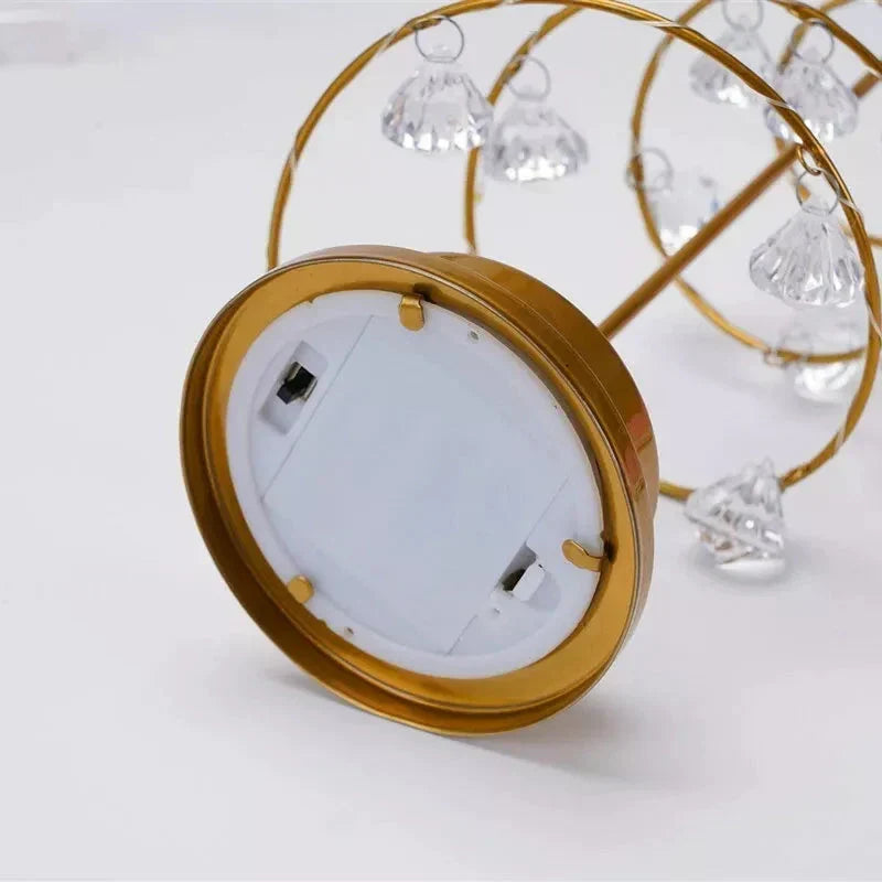 Crystava | Lámpara decorativa para el árbol de Navidad con cristales LED
