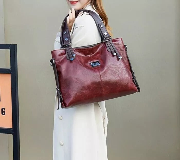 Susioa - Bolso de cuero suave vintage