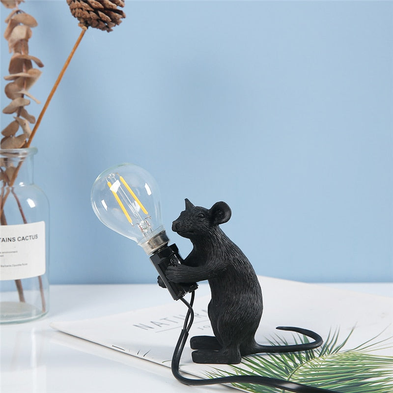 Lámpara de Ratón Dulce – Lámpara de Mesa Decorativa para el Hogar