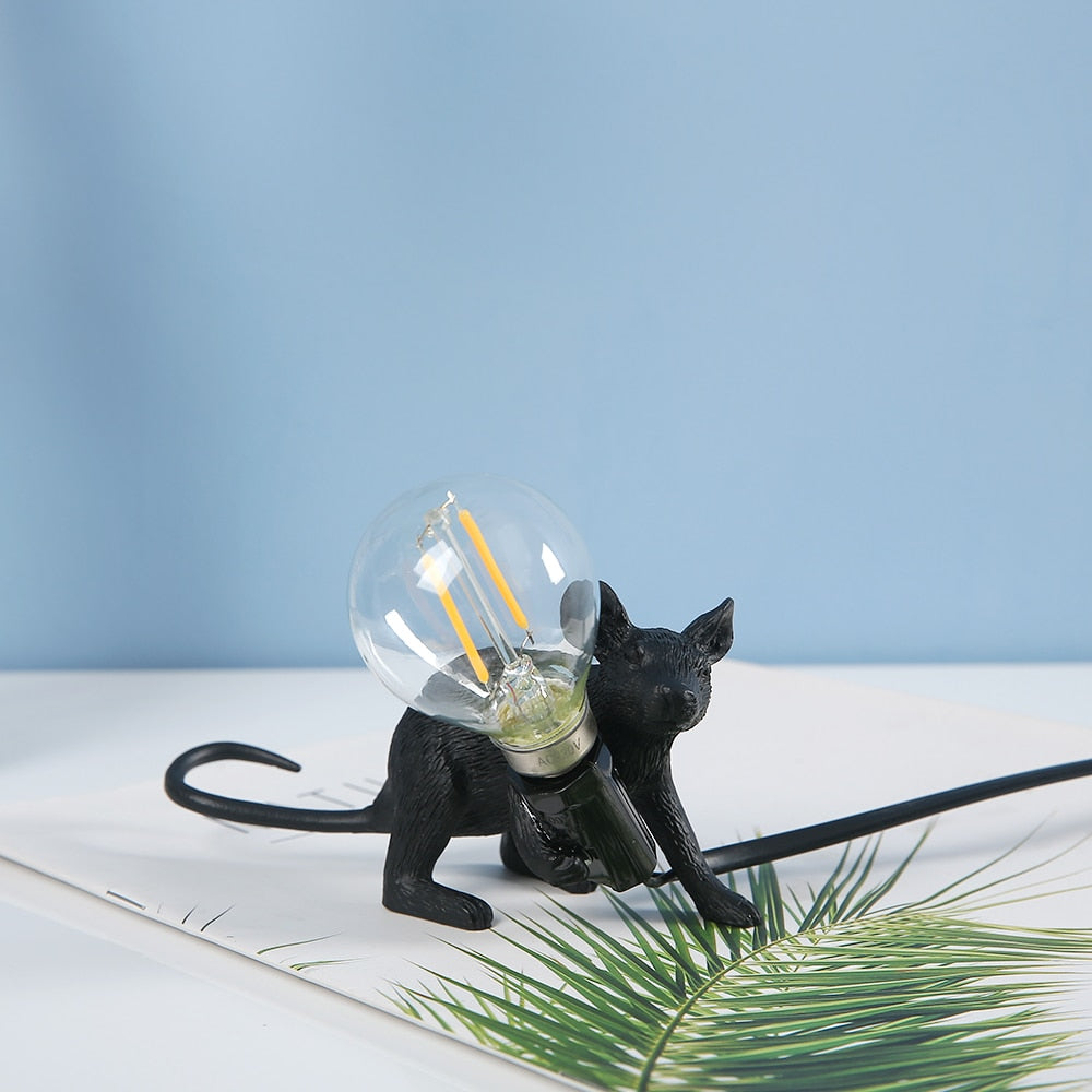 Lámpara de Ratón Dulce – Lámpara de Mesa Decorativa para el Hogar