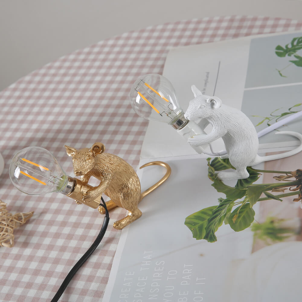 Lámpara de Ratón Dulce – Lámpara de Mesa Decorativa para el Hogar