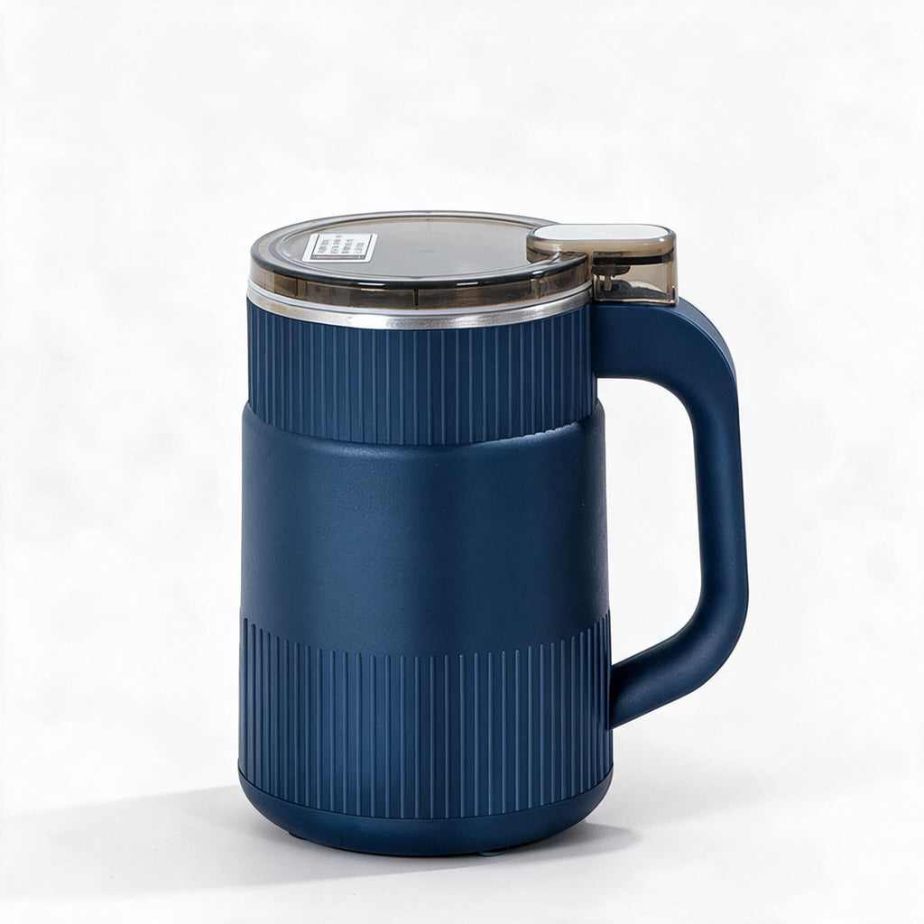 Molino Eléctrico de Granos – Molino para Granos, Semillas, Especias y Café (Azul / Blanco)