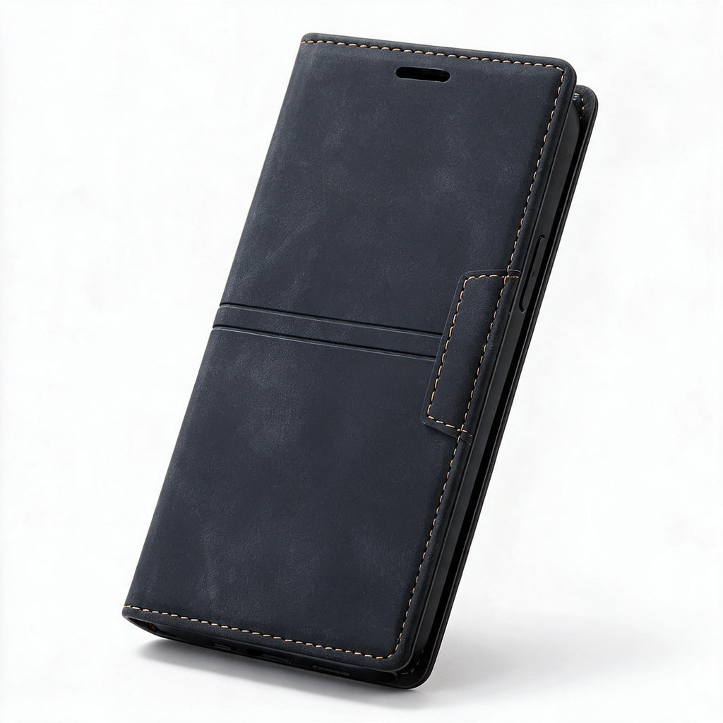 Funda tipo cartera para Google Pixel: funda magnética con tapa y compartimentos para tarjetas