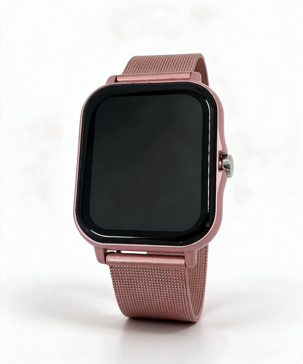 Reloj inteligente Sandsberg con rastreador de fitness y Bluetooth – Pulsera Milanaise