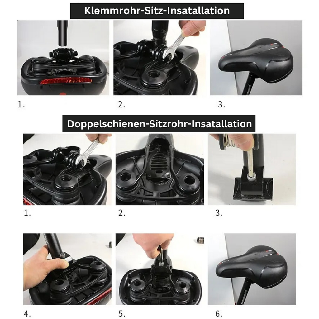 CloudComfort™ Silla de bicicleta Profi – ¡Comodidad y rendimiento para su temporada de ciclismo 2024!
